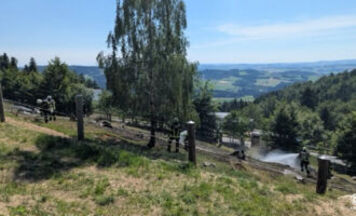 Großer Wiesenbrand in St. Stefan am Walde
